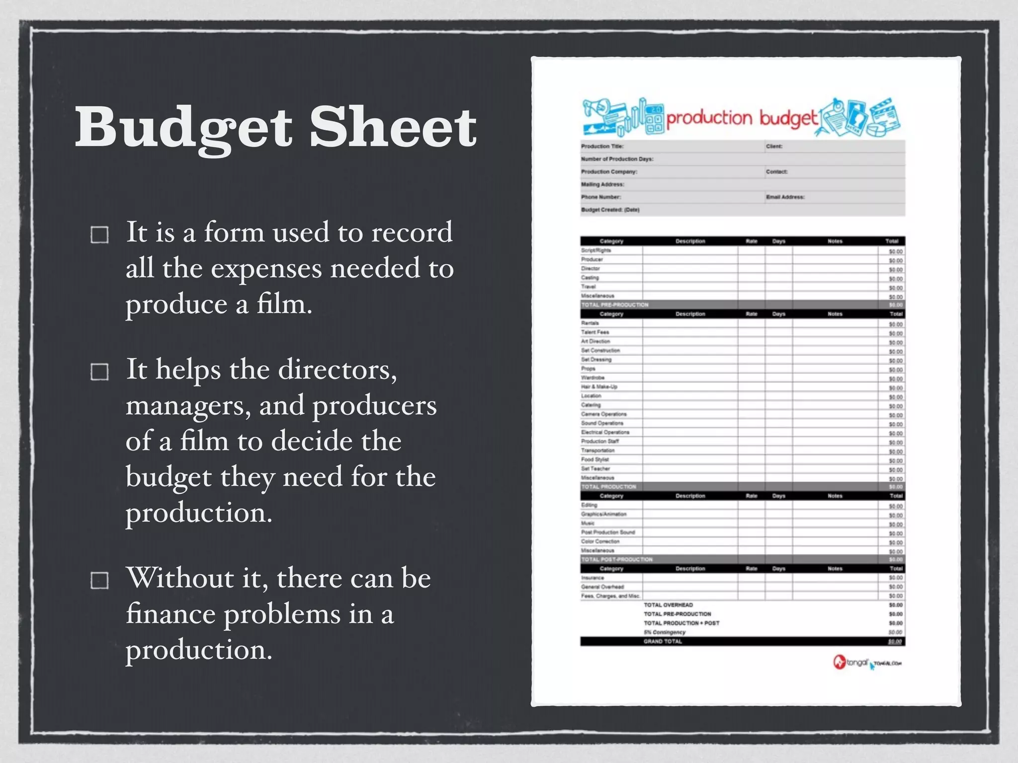 Pre-production documents | PDF