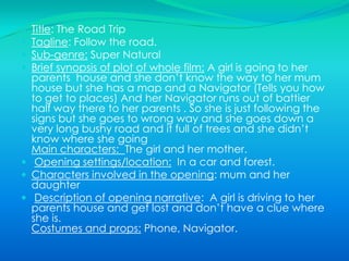 Sub-genre: Super natural.