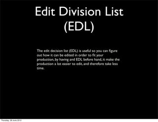 Pre-Production Presentation | PDF