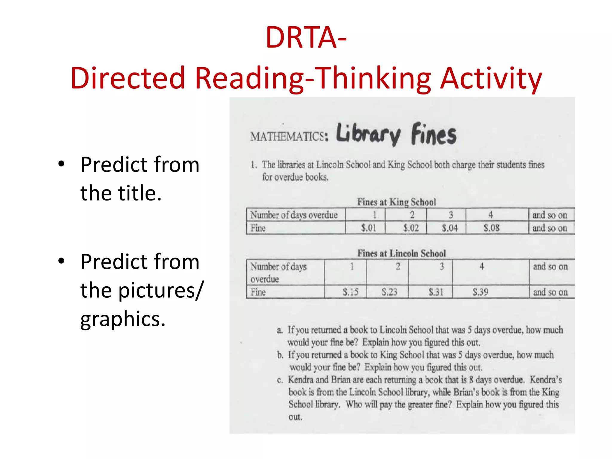 Pre reading strategies | PPTX