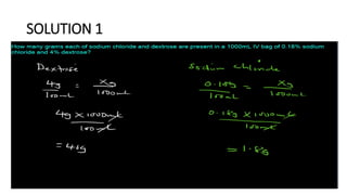 Iv Solution Math IV INFUSION SOLVED QUESTIONS | PDF