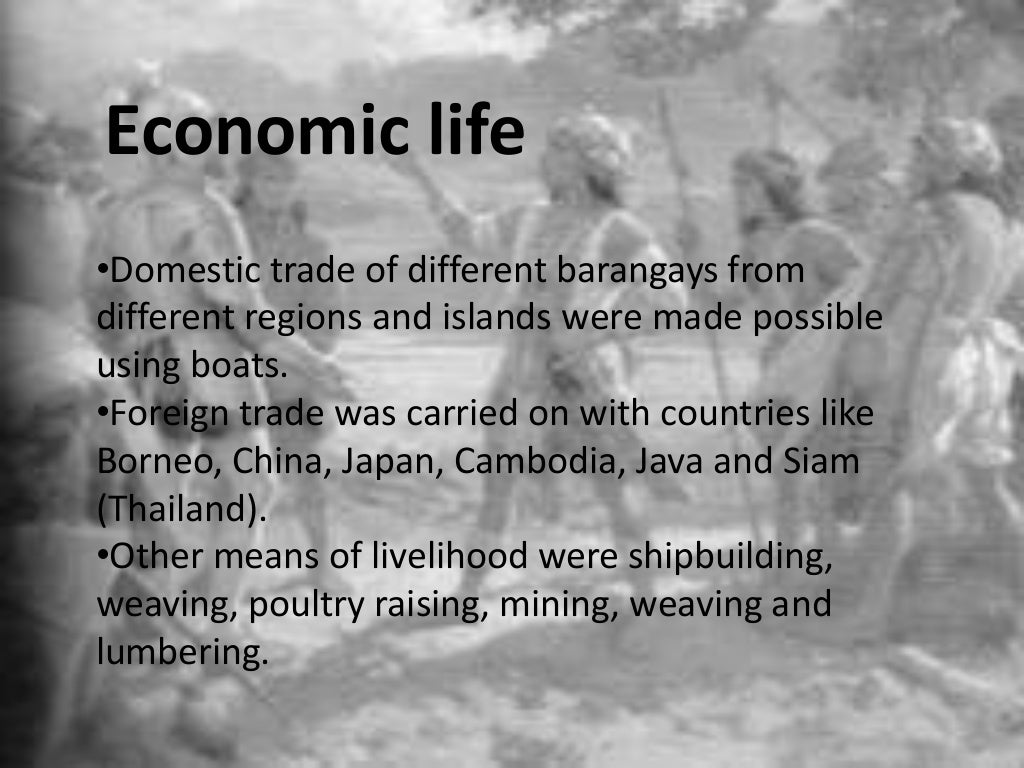 Pre spanish period in the philippines