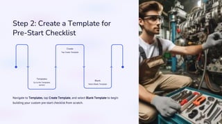 Pre-Start Checklist Inspection with eAuditor Audits and inspections | PDF