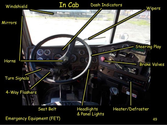 pre trip inspection 2014 cdl pre trip checklist
