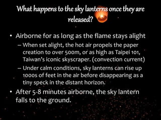 Pre trip task sky lanterns 天灯 | PPT
