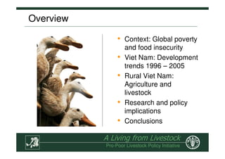The Role of Livestock in Sustainable Rural Development, Poverty ...