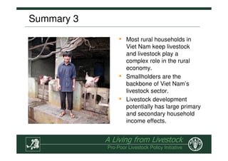 The Role of Livestock in Sustainable Rural Development, Poverty ...