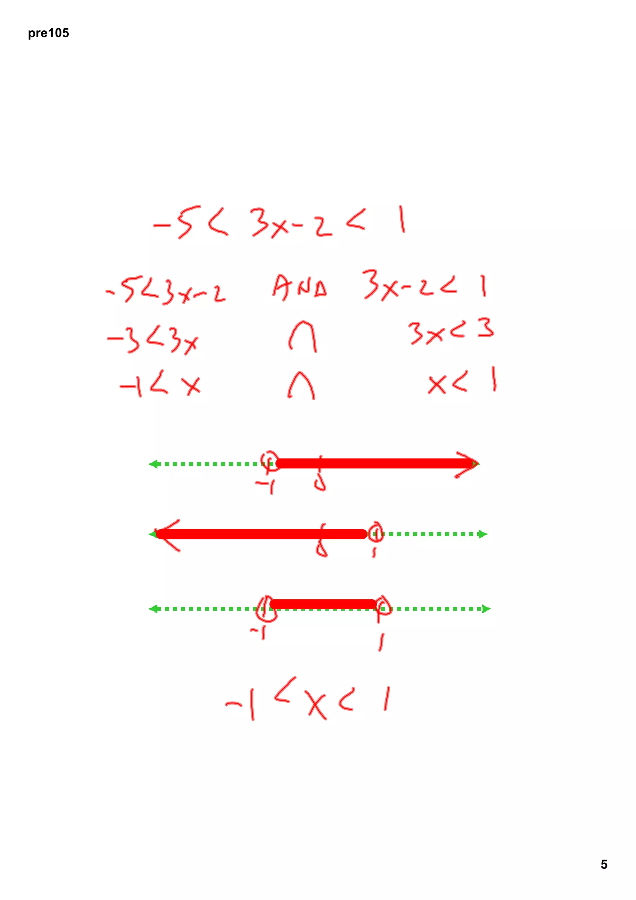 PreCalculus 105 Inequalities | PDF