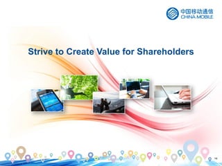 14
Strive to Create Value for Shareholders
 