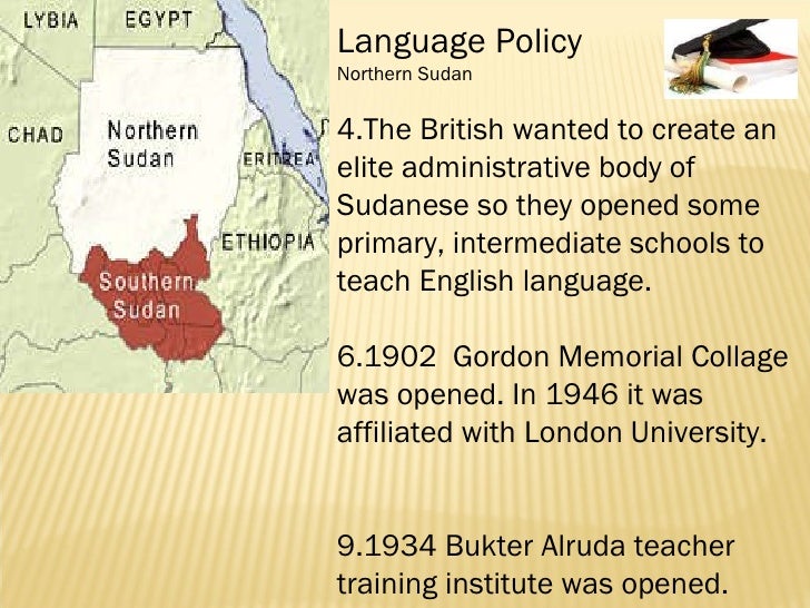 The Changing Status of English Language in Sudan