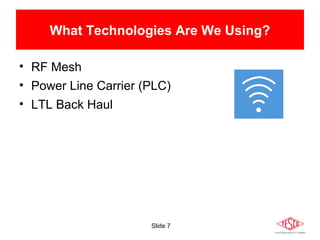 Advanced Metering Infrastructure (AMI) Overview | PPT ...