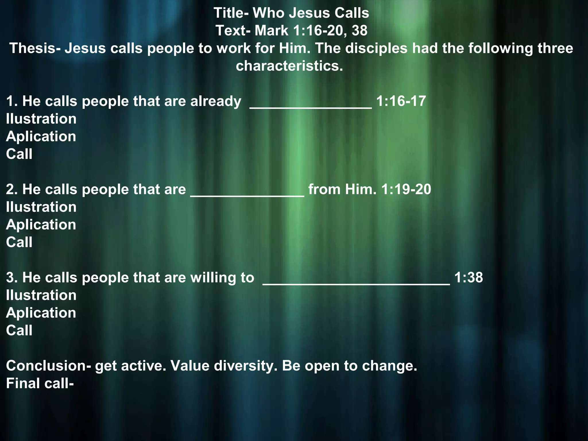 Preaching template 4 sermons PPT Preaching template 4 sermons PPT