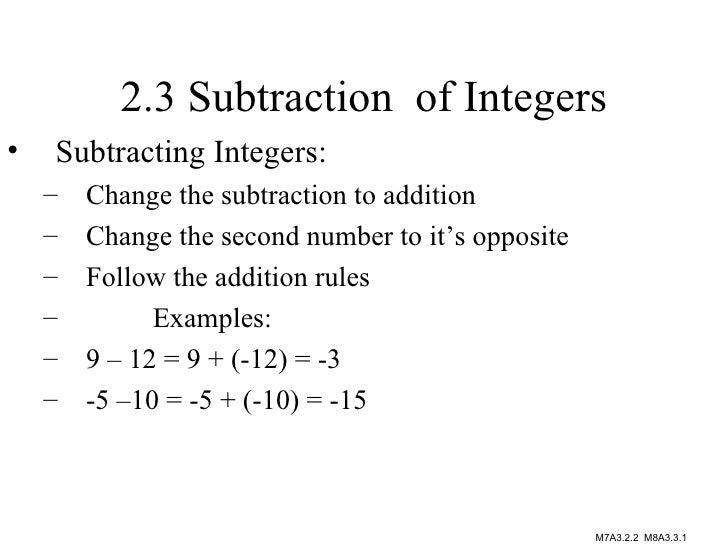 Pre algebra chapter 2 notes