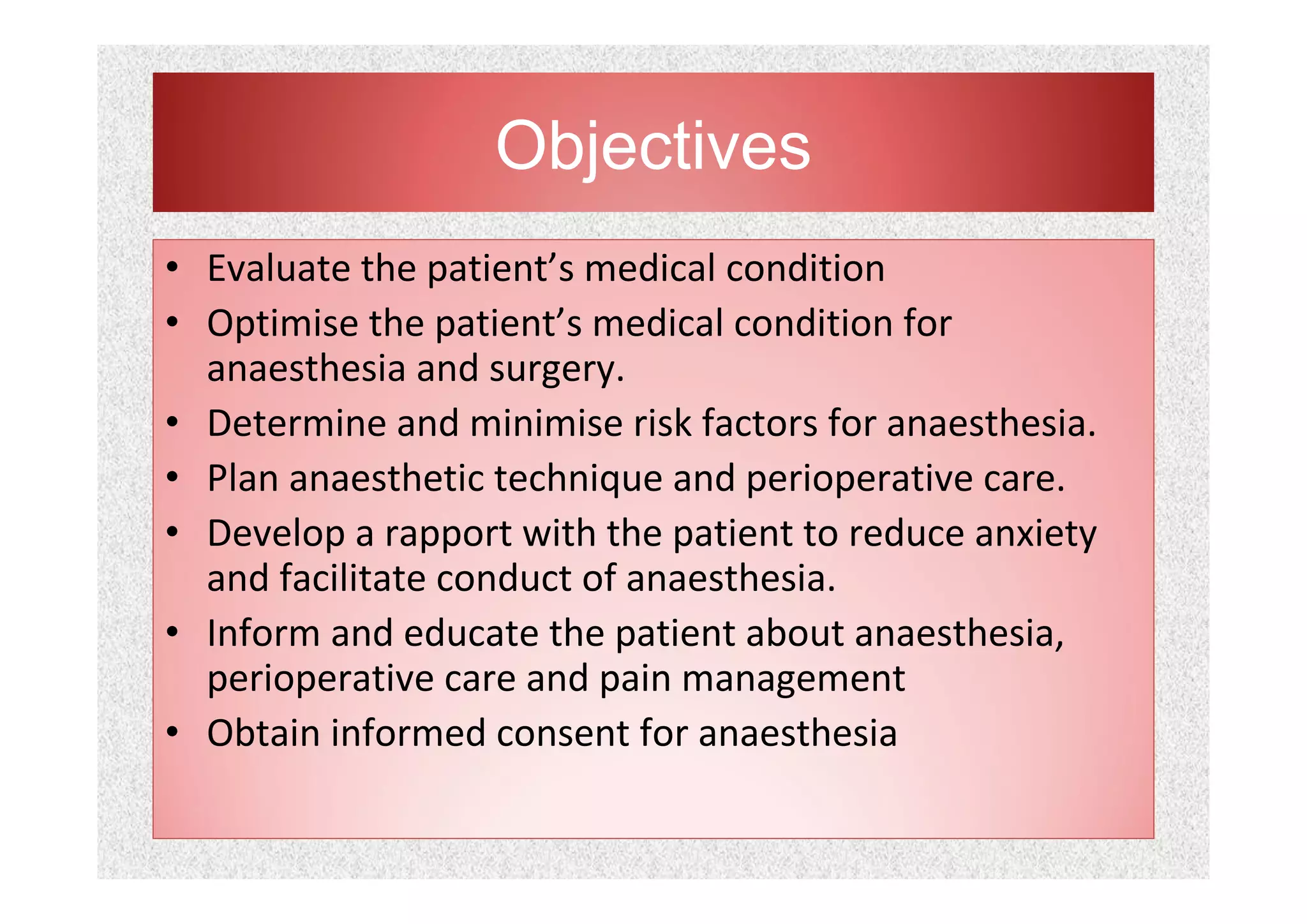 Anaesthetic Risks Pre anaesthetic evaluation.pdfx