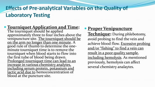 Preanalytical quality control practices in clinical laboratory | PPTX