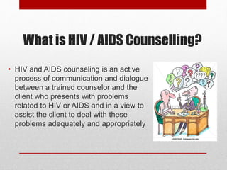 Pre and post HIV counseling (VCT) | PPTX