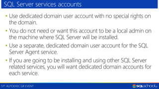 Pre and post tips to installing sql server correctly | PDF