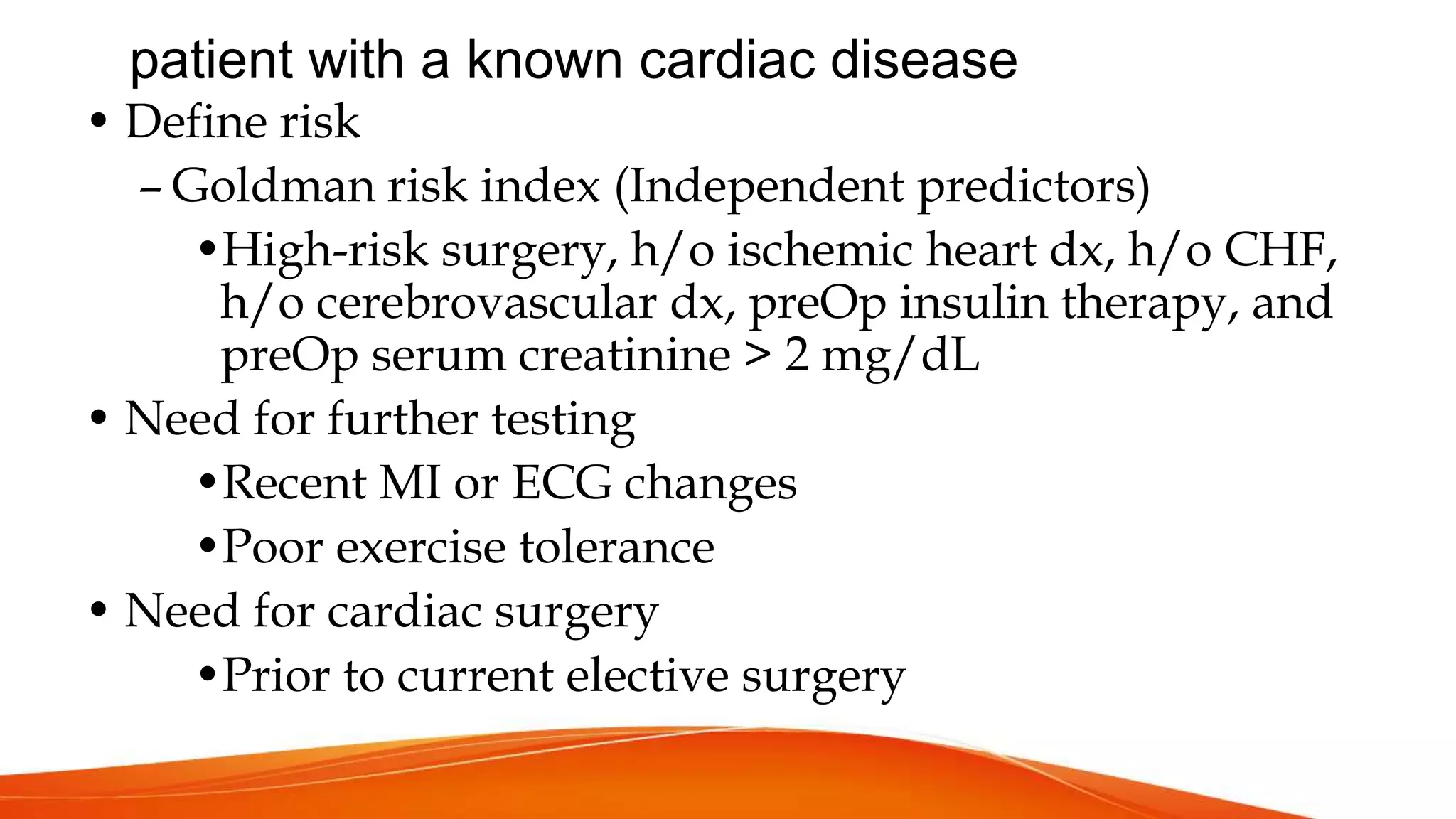 Pre anesthetic evaluation | PPTX