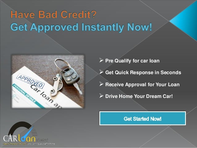 bad credit home loan pre approval