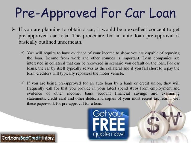 would i qualify for a car loan