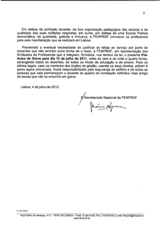 Preaviso greve manif12_jul