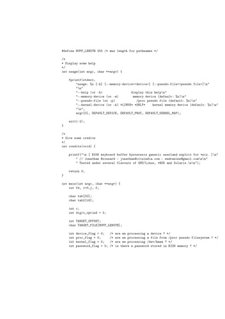 Ò      Í    Ä Æ ÌÀ ¾         »¶ Ñ Ü Ð Ò Ø    ÓÖ Ô Ø Ò Ñ × ¶»

»¶
¶    ×ÔÐ Ý ×ÓÑ ÐÔ
¶»
  ÒØ Ù× ´ ÒØ Ö 
¸ 
 Ö ¶¶ Ö Úµ ß

    ÔÖ ÒØ ´×Ø ÖÖ¸
        Ù×     ±×        ¹ ℄ ¹¹Ñ ÑÓÖÝ¹ Ú 
             Ú 
 ℄ ¹¹Ô× Ù Ó¹ Ð      Ô× Ù Ó   Ð ℄ Ò
         Ò
        ¹¹ ÐÔ ´ÓÖ        ¹   µ                 ×ÔÐ Ý Ø ×       ÐÔ Ò
        ¹¹Ñ ÑÓÖÝ¹        Ú   
 ´ÓÖ ¹Ñµ        Ñ ÑÓÖÝ Ú 
       ´    ÙÐØ ±×µ Ò
        ¹¹Ô× Ù Ó¹        Ð    ´ÓÖ ¹Ôµ           »ÔÖÓ
 Ô× Ù    Ó Ð ´      ÙÐØ ±×µ Ò
        ¹¹ ÖÒ Ð¹         Ú   
 ´ÓÖ ¹ µ ¶ÄÁÆÍ ¶ ¶ÇÆÄ ¶         ÖÒ Ð Ñ ÑÓÖÝ Ú 
 ´    ÙÐØ ±×µ Ò
         Ò ¸
        Ö Ú ¼℄¸          ÍÄÌ        ÎÁ ¸        ÍÄÌ ÈÊÇ ¸   ÍÄÌ Ã ÊÆ Ä Å Èµ

    Ü Ø´¹¾µ


»¶
¶    Ú ×ÓÑ 
Ö Ø×
¶»
  ÒØ 
Ö Ø×´ÚÓ µ ß

   ÔÖ ÒØ ´ Ò     ÁÇË Ý Ó Ö Ù Ö Ý×Ø Ö × × Ò Ö 
 Ù× ÖÐ Ò ÜÔÐÓ Ø ÓÖ ¶Ò Üº ℄ Ò
         »» ÂÓÒ Ø Ò ÖÓ×× Ö ¹ ÓÒ Ø Ò Ú Þ Ò º
ÓÑ ¹ Ò Ö Þ Ò  Ñ Ðº
ÓÑ Ò Ò
         Ì ×Ø ÙÒ Ö × Ú Ö Ð Ð ÚÓÙÖ× Ó  ÆÍ»Ä ÒÙÜ¸ ¶ Ë Ò ËÓÐ Ö ×º Ò Ò µ

   Ö ØÙÖÒ ¼


ÒØ Ñ Ò´ ÒØ Ö 
¸ 
 Ö ¶¶ Ö Úµ ß
    ÒØ  ¸ ¼¸ ¸

   
 Ö Ø ¿¾℄
   
 Ö Ø ¾ ½ ℄

    ÒØ 
    ÒØ         Ø ÓÔØ Ò       ¼

    ÒØ Ì Ê Ì Ç Ë Ì
   
 Ö Ì Ê Ì ÁÄ Í                  Ä Æ ÌÀ℄

    ÒØ   Ú 
 Ð     ¼   »¶ Ö Û ÔÖÓ
 ×× Ò     Ú 
    ¶»
    ÒØ ÔÖÓ
 Ð    ¼     »¶ Ö Û ÔÖÓ
 ×× Ò     Ð   ÖÓÑ »ÔÖÓ
 Ô× Ù Ó Ð ×Ý×Ø Ñ                      ¶»
    ÒØ   ÖÒ Ð Ð    ¼   »¶ Ö Û ÔÖÓ
 ×× Ò » Ú» Ñ Ñ ¶»
    ÒØ Ô ××ÛÓÖ Ð     ¼ »¶ × Ø Ö   Ô ××ÛÓÖ ×ØÓÖ    Ò ÁÇË Ñ ÑÓÖÝ ¶»
 