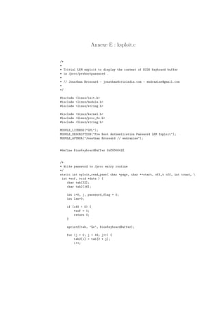 ÒÒ Ü                  ×ÔÐÓ Øº



»¶
¶
¶ ÌÖ Ú Ð ÄÃÅ ÜÔÐÓ Ø ØÓ  ×ÔÐ Ý Ø 
ÓÒØ ÒØ Ó ÁÇË Ã Ý Ó Ö Ù Ö
¶ Ò »ÔÖÓ
»ÔÖ ÓÓØÔ ××ÛÓÖ º
¶
¶ »» ÂÓÒ Ø Ò ÖÓ×× Ö ¹ ÓÒ Ø Ò Ú Þ Ò º
ÓÑ ¹ Ò Ö Þ Ò  Ñ Ðº
ÓÑ
¶
¶»

 Ò
ÐÙ      Ð ÒÙÜ» Ò Øº
 Ò
ÐÙ      Ð ÒÙÜ»ÑÓ ÙÐ º
 Ò
ÐÙ      Ð ÒÙÜ»×ØÖ Ò º

 Ò
ÐÙ      Ð ÒÙÜ» ÖÒ Ðº
 Ò
ÐÙ      Ð ÒÙÜ»ÔÖÓ
 ×º
 Ò
ÐÙ      Ð ÒÙÜ»×ØÖ Ò º

ÅÇ ÍÄ ÄÁ ÆË ´ ÈÄ µ
ÅÇ ÍÄ   Ë ÊÁÈÌÁÇÆ´ ÈÖ ÓÓØ ÙØ ÒØ 
 Ø ÓÒ È ××ÛÓÖ ÄÃÅ ÜÔÐÓ Ø µ
ÅÇ ÍÄ ÍÌÀÇÊ´ ÂÓÒ Ø Ò ÖÓ×× Ö »» Ò Ö Þ Ò µ


    Ò      Ó×Ã Ý Ó Ö       Ù     Ö ¼Ü ¼¼¼¼ ½


»¶
¶ ÏÖ Ø Ô ××ÛÓÖ ØÓ »ÔÖÓ
 ÒØÖÝ ÖÓÙØ Ò
¶»
×Ø Ø 
 ÒØ ×ÔÐÓ Ø Ö   Ô ××´ 
 Ö ¶Ô ¸ 
 Ö ¶¶×Ø ÖØ¸ Ó      Ø Ó ¸   ÒØ 
ÓÙÒØ¸
   ÒØ ¶ Ó ¸ ÚÓ ¶ Ø µ ß
     
 Ö Ø ¿¾℄
     
 Ö Ø ¾ ½ ℄

    ÒØ   ¼¸ ¸ Ô ××ÛÓÖ             Ð      ¼
    ÒØ Ð Ò ¼

        ´Ó     ¼µ ß
         ¶ Ó    ½
         Ö ØÙÖÒ ¼


   ×ÔÖ ÒØ ´Ø ¸ ±× ¸            Ó×Ã Ý Ó Ö Ù       Öµ

    ÓÖ ´    ¼          ½         ··µ ß
       Ø ¾ ℄      Ø        ¾ ¶     ℄
         ··
 