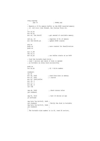 ×ØÓÔ 
ÓÔÝ Ò
       ÔÓÔ 
Ü                                         ÙÑÑÝ ÔÓÔ

    Ê × ÖÚ         ½¼ ÃÓ Ñ ÑÓÖÝ Ù Ö Ò Ø    ÁÇË Ö × ÖÚ                         Ñ ÑÓÖÝº
    
   ÓÐ       Ú Ö Ð      ËØÓÒ ¸ Ø ÁØ Ð Ò Î ÖÙ× Ø
º

ÜÓÖ      Ü¸ Ü
ÑÓÚ      ×¸ Ü
ÑÓÚ      Ü¸   × ¼Ü ½¿℄                    Ø       ÑÓÙÒ Ó        Ú Ð Ð Ñ ÑÓÖÝ

×Ù  Ü¸ ½¼                            Ö ×Ø Ö ½¼ ÃÓ Ó Ñ ÑÓÖÝ
ÑÓÚ  × ¼Ü ½¿℄¸ Ü                     ÙÔ Ø ÁÇË 
ÓÙÒØ Ö

ÔÓÔ ×
ÔÙ×   Ü                              × Ú          
ÓÙÒØ Ö ÓÖ            × ÐÐÓ
 Ø ÓÒ
ÔÙ×   ×

ÑÓÚ 
Ð¸¼
× Ð Ü¸
Ð
ÑÓÚ ×¸ Ü                             ÓÙÖ          Ù    Ö ×Ø ÖØ× Ø          × ¼Ü¼¼

         Ò    Ø    ÓÓØ Ð   Ö Ö Ú
    Ö         ½ × 
ØÓÖ× Ò 
 
    × × Ñ Ö
     ×       ÓÓØ Ð ÓÒ Ú ÖÝ × ×Ù

 ×× Ú ÐÝ

ÔÙ×        ×
ÜÓÖ       Ü¸ Ü                           Ð        Ö Ú ÒÙÑ Ö

Ö        Ò ÜØ
 Ò
       Ð
ÑÓÚ         ¸ ¼Ü¼¾                   Ö     ÖÓÑ             ×       Ò Ñ ÑÓÖÝ
ÑÓÚ       Ð¸ ¼Ü¼½                    ½ × 
ØÓÖ
ÑÓÚ       Ü¸ ¼Ü¼¼ Ù        Ö
ÑÓÚ      
 ¸ ¼
ÑÓÚ      
Ð¸ ½
ÑÓÚ         ¸ ¼
 ÒØ      ½¿


ÑÔ ¸ ¼Ü¼¼                               
 
 Ö ØÙÖÒ Ú ÐÙ
 Ò Ö Ò ÜØ


ÑÔ       Ð¸ ¼Ü½¼                        Ø ×Ø ½¼        Ö Ú × Ø Ñ Ü
        ÒÓØ ÓÙÒ


ÑÔ ÝØ  × Ü· ½¼℄¸ ¼Ü
 Ò Ö Ò ÜØ                             Î Ö Ý Ø                  ×    ×    ÓÓØ Ð

ÑÔ ÝØ  × Ü· ½½℄¸ ¼Ü
 Ò Ö Ò ÜØ

    Ì        ÓÓØ Ð     ×       ÒÙÑ Ö ×        Ò   Ð¸ Ö         ¾¼ × 
ØÓÖ×¸
 