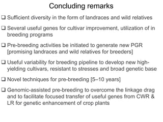 Pre breeding | PPTX