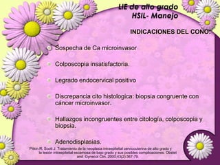 Wright TC, Moscarelli RD, Dole P, Ellerbrock TV, Chiasson MA, Vandevanter N.  Clinicalsignificance of mildcytologicatypiaon Papanicolaou smearsfromwomeninfectedwithhumanimmunodeficiency virus. ObstetGynecol. 1996;87:515-519. 