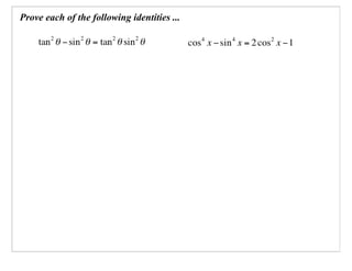 Pre-Cal 40S ݺߣs March 18, 2008