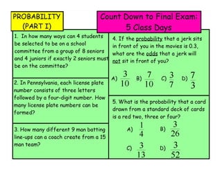 Pre calc final exam review