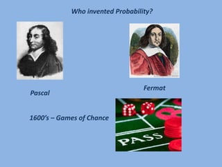 Precalc probability 2014 | PPTX | Physics | Science
