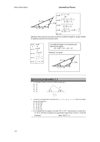 Precalculo de villena 05 - geometría plana | PDF