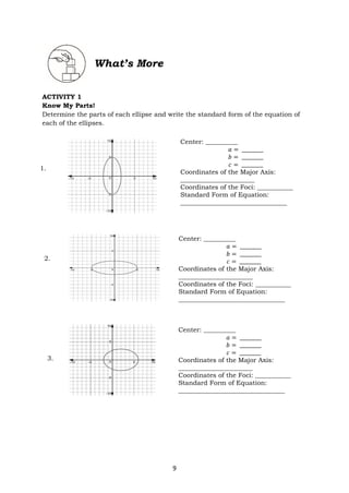 Precalculus11 q1 mod3_ellipses_v2 | PDF
