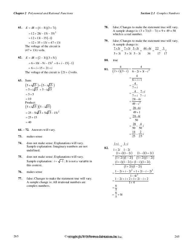 Precalculus Chapter 6 Test Answers