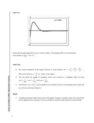 Precalculus and trigonometry | PDF