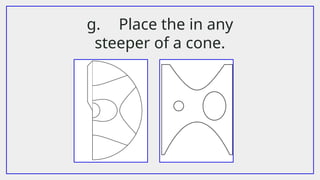 g. Place the in any
steeper of a cone.
 