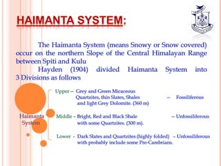 Pre cambrain deposits 