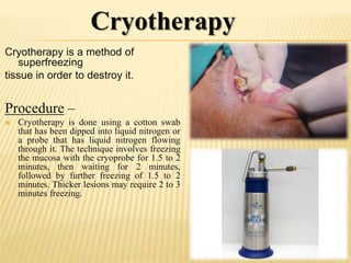 Pre cancerous lesions & conditions | PPTX