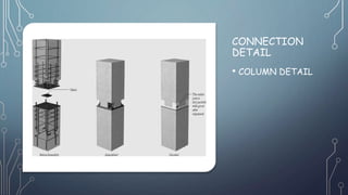 CONNECTION
DETAIL
• COLUMN DETAIL
 