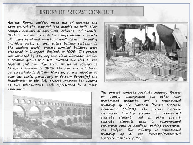 Precast concrete | PPTX | Civil Engineering Industry | Industries