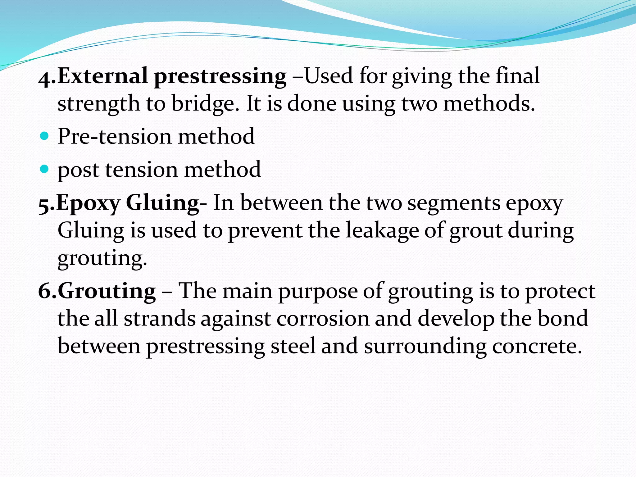 Precast segmental construction of bridges PPTX