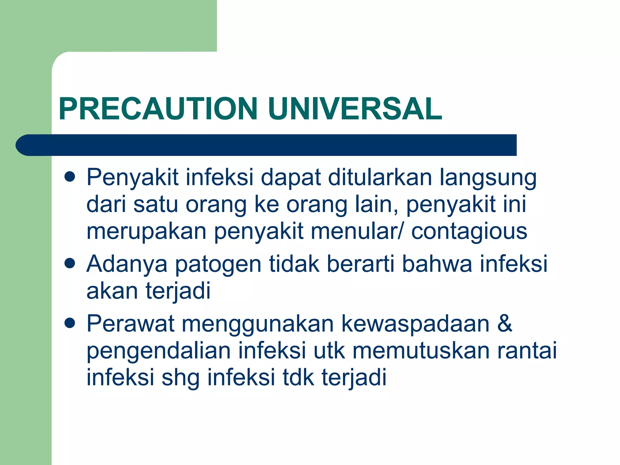 Precaution Universal | PPT
