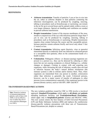 NurseReview.Org - Precautions