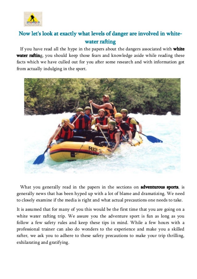 Water rafting essay picture