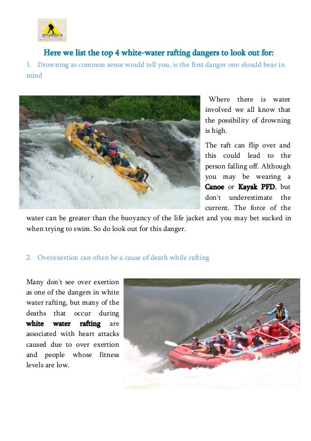Precautions you need to take while white water rafting