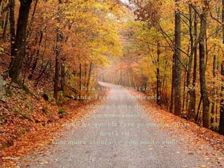 Para sua informação,  Santa Tereza é conhecida  como a Santa dos  pequenos caminhos. Isto significa que ela fará pequenos sinais nesta via,  com muita atenção e com muito amor .   