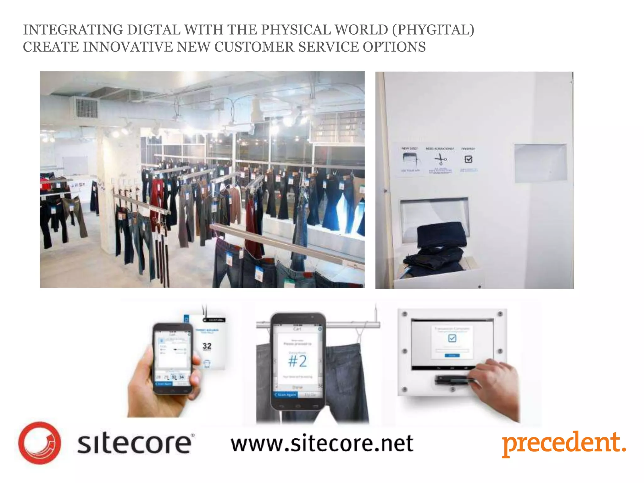 INTEGRATING DIGTAL WITH THE PHYSICAL WORLD (PHYGITAL)
CREATE INNOVATIVE NEW CUSTOMER SERVICE OPTIONS
 