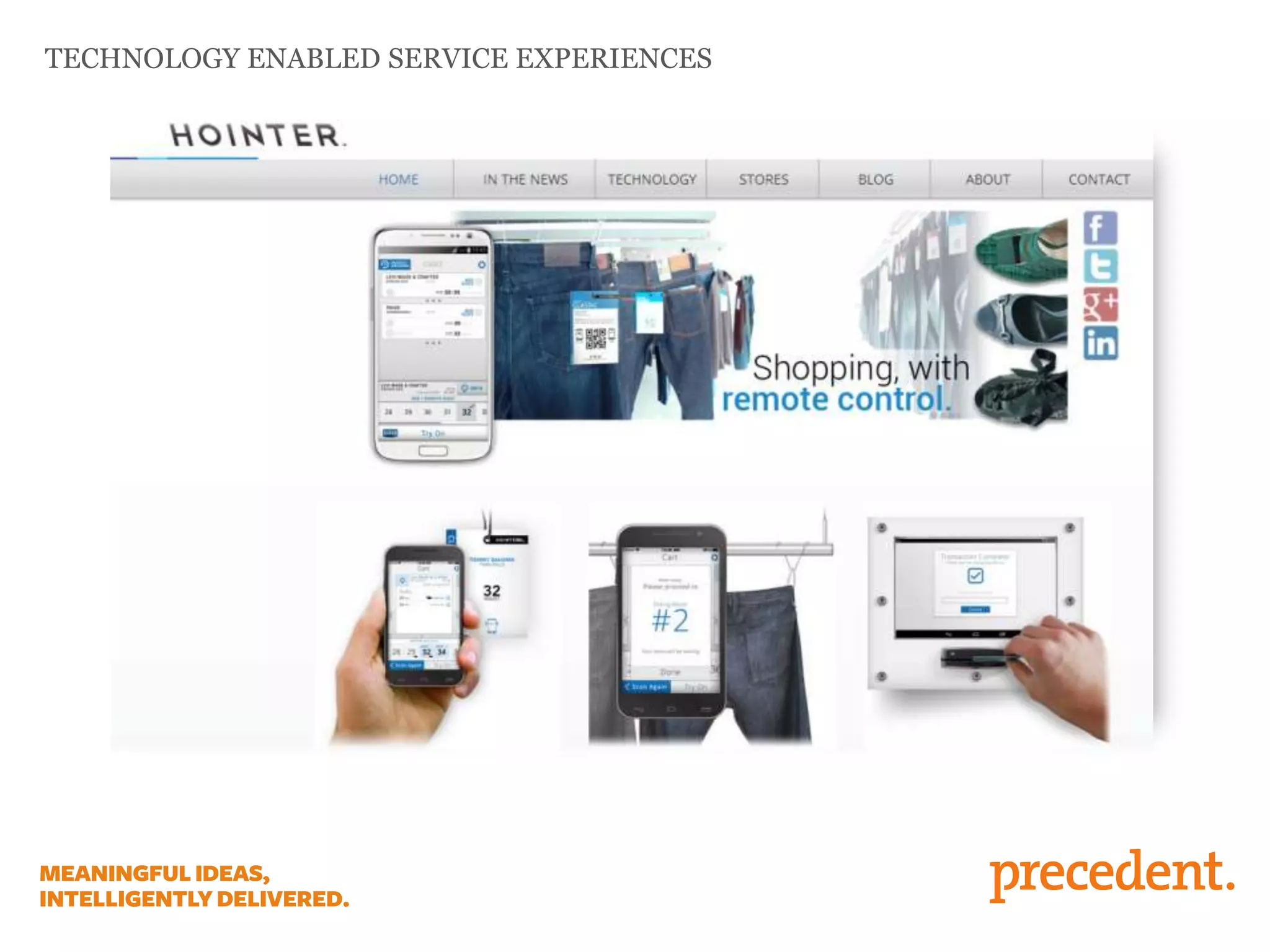 TECHNOLOGY ENABLED SERVICE EXPERIENCES
 